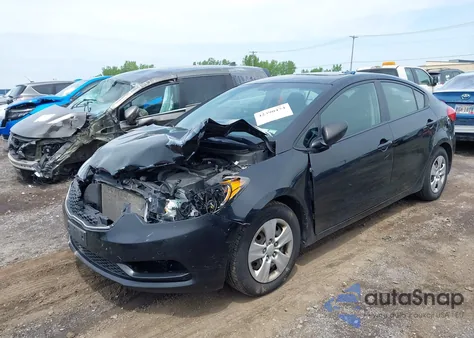 2016 Kia Forte Lx из США, поврежденный, VIN KNAFK4A68G5478420